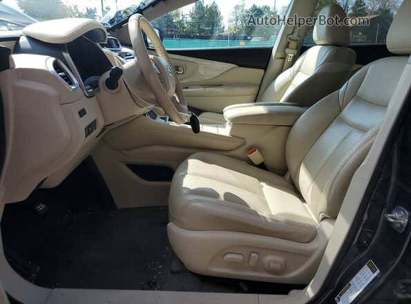 5N1AZ2MH2GN155308 2016 NISSAN MURANO Blue Вид салону спереду