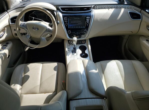 5N1AZ2MH2GN155308 2016 NISSAN MURANO Blue Вид панелі приладів