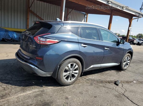 5N1AZ2MH2GN155308 2016 NISSAN MURANO Blue Задня права чверть