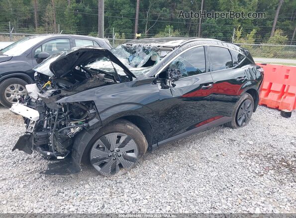 5N1AZ3CS5SC107583 2025 NISSAN MURANO Black Առջևի ձախ երեք քառորդ տեսարան