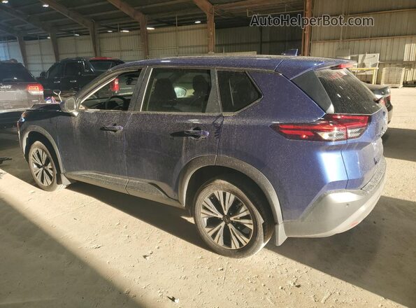 5N1BT3BA4PC886044 2023 NISSAN ROGUE Blue Trasero izquierdo