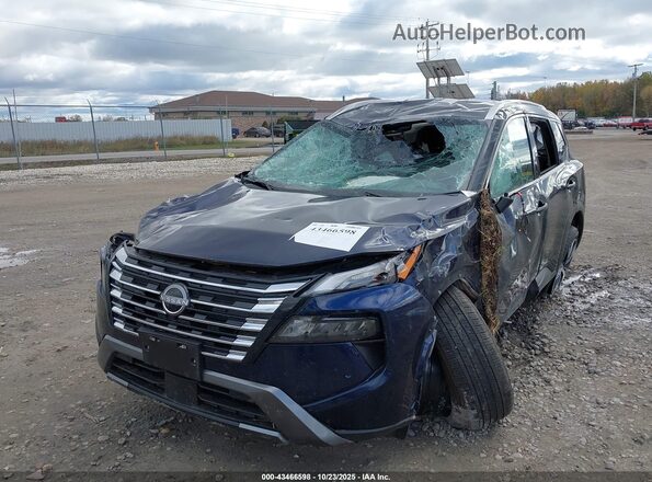 5N1BT3CB2RC717926 2024 NISSAN ROGUE Синий Вид спереди
