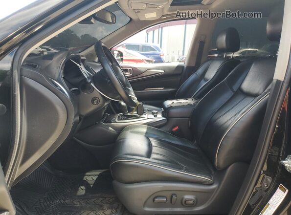 5N1DL0MM0LC502866 2020 INFINITI QX60 Black Front interior view