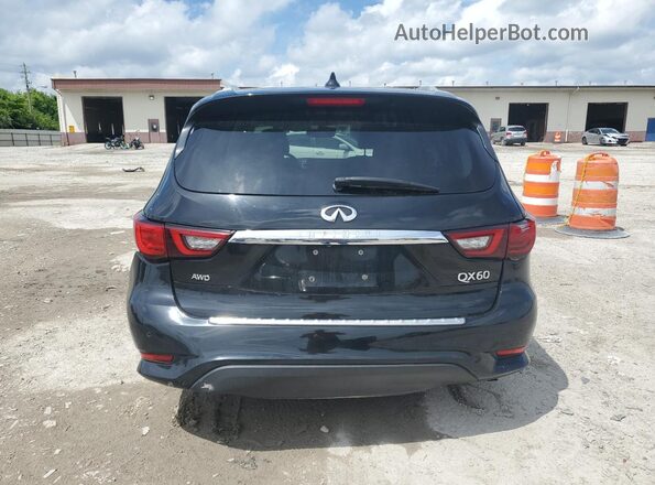 5N1DL0MM0LC506576 2020 INFINITI QX60 Black Հետևի տեսք