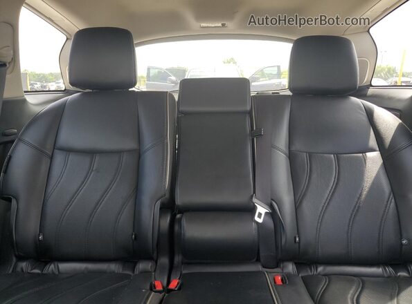 5N1DL0MM0LC506576 2020 INFINITI QX60 Black Հետևի նստատեղերի տեսք