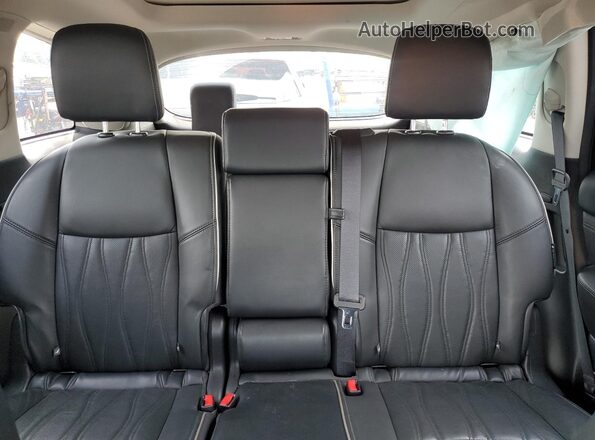 5N1DL0MM0LC508411 2020 INFINITI QX60 Black Vista de los asientos traseros