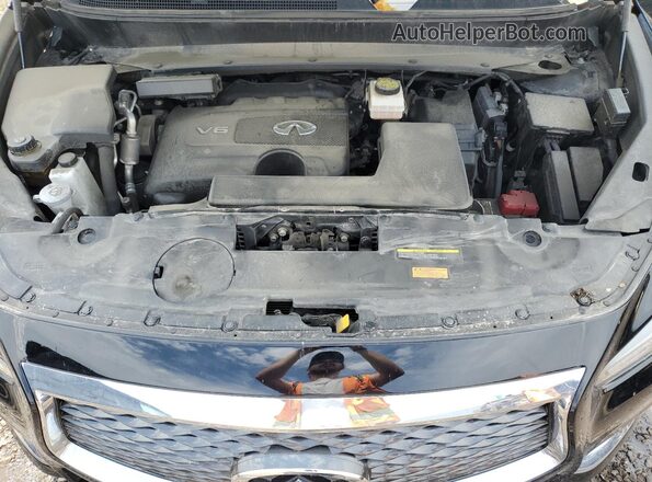 5N1DL0MM0LC508411 2020 INFINITI QX60 Black Vista del compartimento del motor