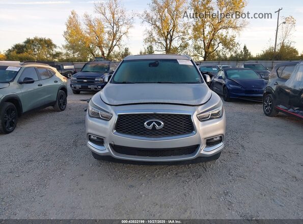 5N1DL0MM2LC516834 2020 INFINITI QX60 Light Blue Вид задньої частини салону