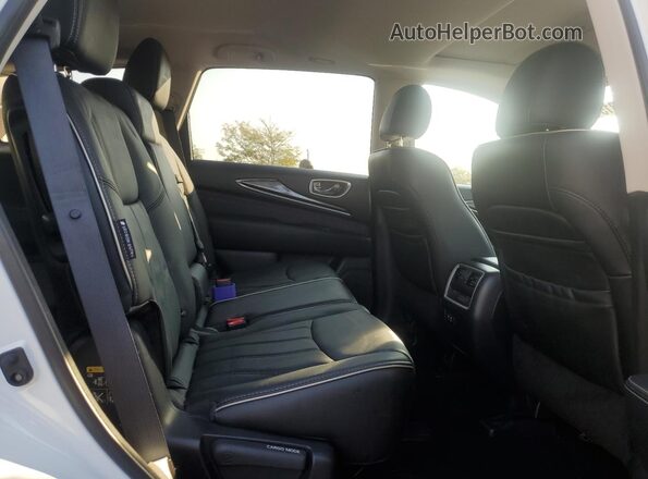 5N1DL0MM2LC521094 2020 INFINITI QX60 White Rear seats view