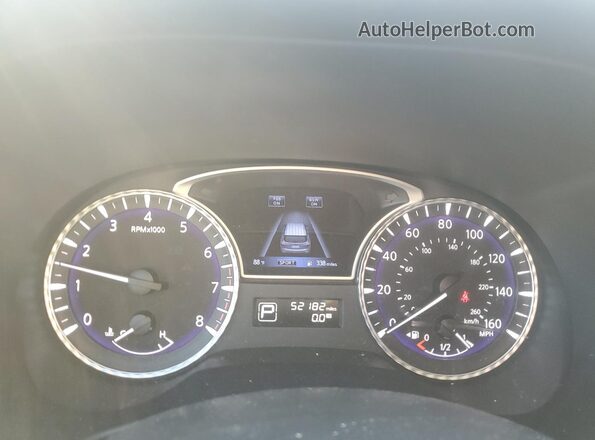 5N1DL0MM2LC521094 2020 INFINITI QX60 White Instrument cluster view