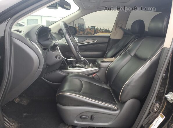 5N1DL0MM3LC500920 2020 INFINITI QX60 Black წინა სალონის ხედი