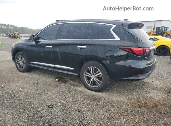 5N1DL0MM3LC500920 2020 INFINITI QX60 Black უკანა მარცხენა