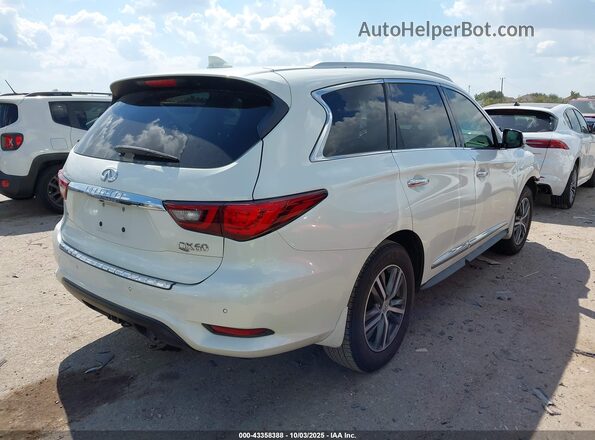 5N1DL0MM3LC523744 2020 INFINITI QX60 White Հետևի աջ