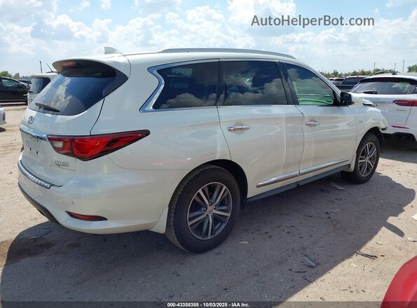5N1DL0MM3LC523744 2020 INFINITI QX60 White Սալոնի հետևի տեսք