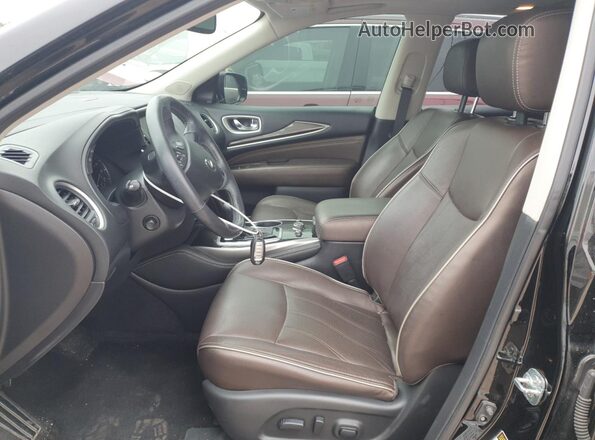5N1DL0MM3LC529754 2020 INFINITI QX60 Black წინა სალონის ხედი