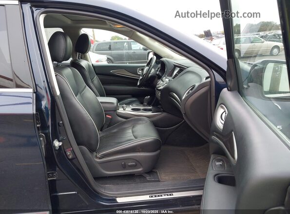 5N1DL0MM4LC523056 2020 INFINITI QX60 Dark Blue Front interior view