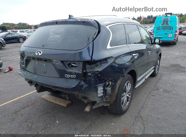 5N1DL0MM4LC523056 2020 INFINITI QX60 Dark Blue Rear right