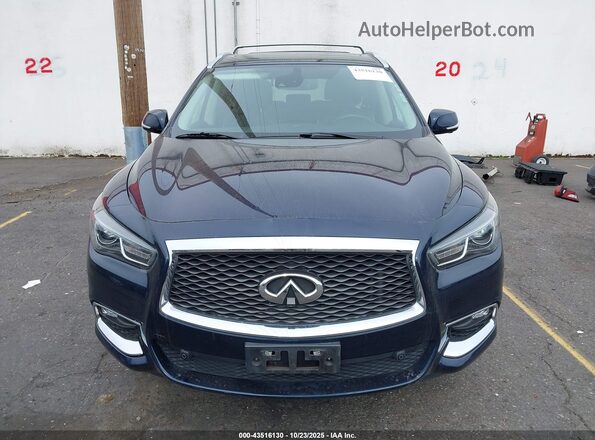 5N1DL0MM4LC523056 2020 INFINITI QX60 Dark Blue Rear interior view