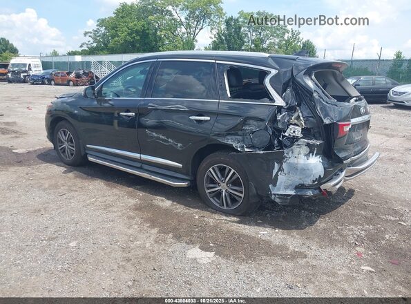 5N1DL0MM5HC509772 2017 INFINITI QX60 Black Rear left