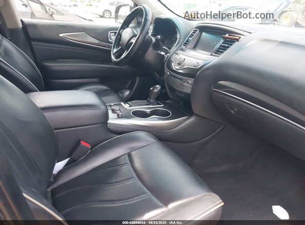 5N1DL0MM5HC509772 2017 INFINITI QX60 Black Front interior view