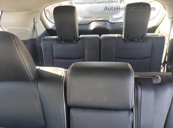5N1DL0MM5LC511451 2020 INFINITI QX60 White უკანა სავარძლების ხედი