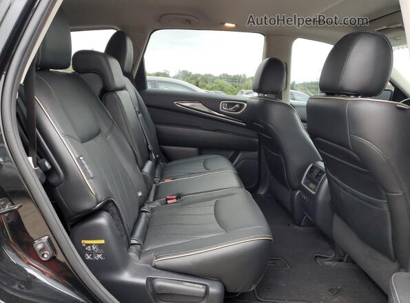 5N1DL0MM7LC520264 2020 INFINITI QX60 Черный Вид задней части салона