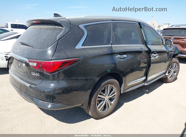 5N1DL0MM7LC535962 2020 INFINITI QX60 Black Rear right