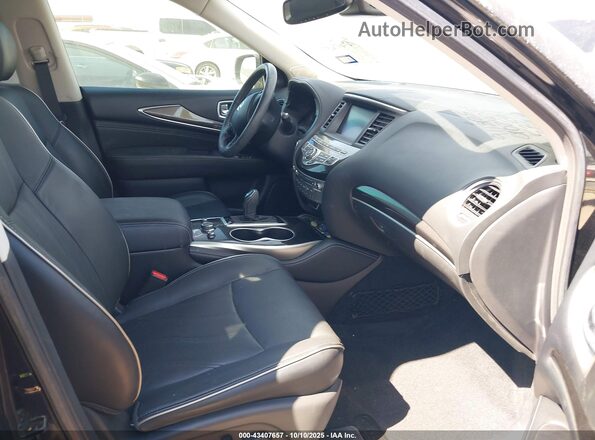 5N1DL0MM7LC535962 2020 INFINITI QX60 Black Front interior view
