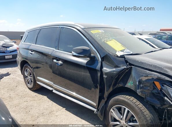5N1DL0MM7LC535962 2020 INFINITI QX60 Black Rear interior view