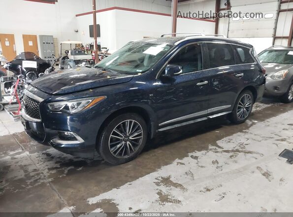 5N1DL0MM8LC526753 2020 INFINITI QX60 Navy Передня ліва чверть
