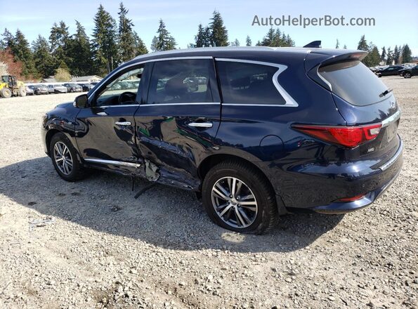 5N1DL0MM9LC526762 2020 INFINITI QX60 Black Rear left