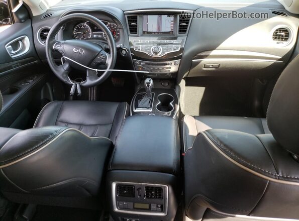 5N1DL0MM9LC526762 2020 INFINITI QX60 Black Dashboard view