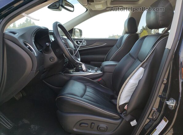 5N1DL0MM9LC526762 2020 INFINITI QX60 Black Front interior view