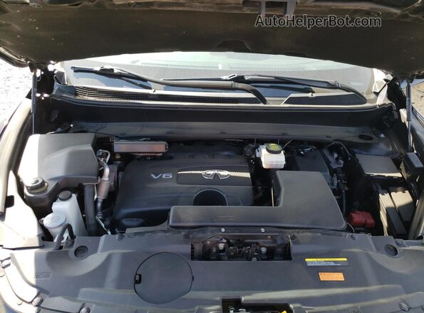 5N1DL0MM9LC526762 2020 INFINITI QX60 Black Engine compartment view