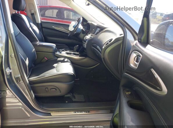 5N1DL0MMXLC517097 2020 INFINITI QX60 Gray Front interior view