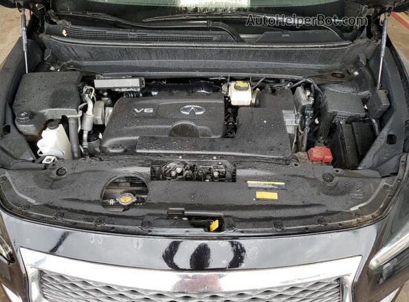 5N1DL0MN1LC521418 2020 INFINITI QX60 Black Вид підкапотного простору