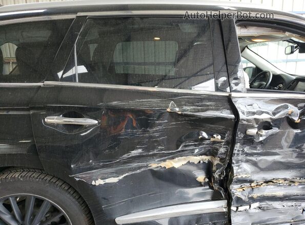 5N1DL0MN1LC521418 2020 INFINITI QX60 Black Вид задньої частини салону