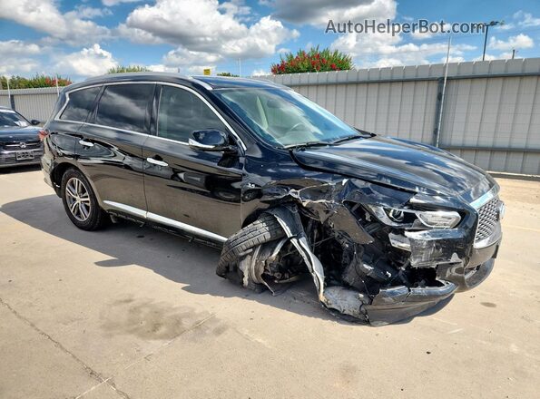 5N1DL0MN2LC518222 2020 INFINITI QX60 Black წინა მარჯვენა