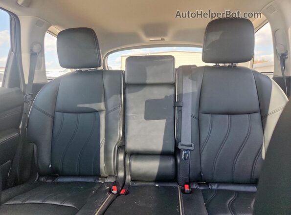 5N1DL0MN2LC518222 2020 INFINITI QX60 Black უკანა სავარძლების ხედი