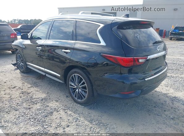5N1DL0MN2LC545937 2020 INFINITI QX60 Black Հետևի ձախ
