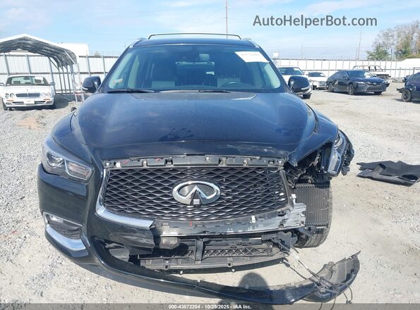 5N1DL0MN2LC545937 2020 INFINITI QX60 Black Սալոնի հետևի տեսք