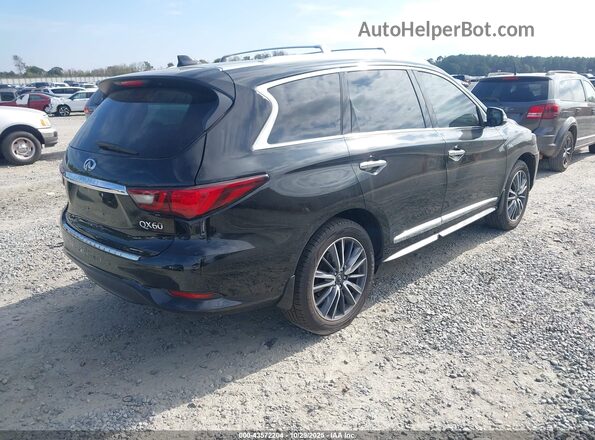 5N1DL0MN2LC545937 2020 INFINITI QX60 Black Հետևի աջ