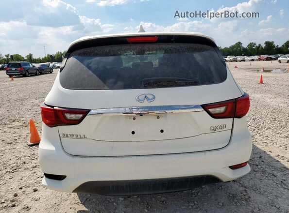 5N1DL0MN3LC507925 2020 INFINITI QX60 White Вид ззаду