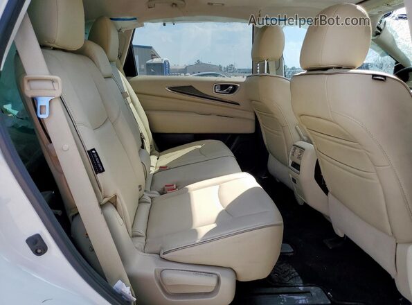 5N1DL0MN3LC507925 2020 INFINITI QX60 White Вид задньої частини салону