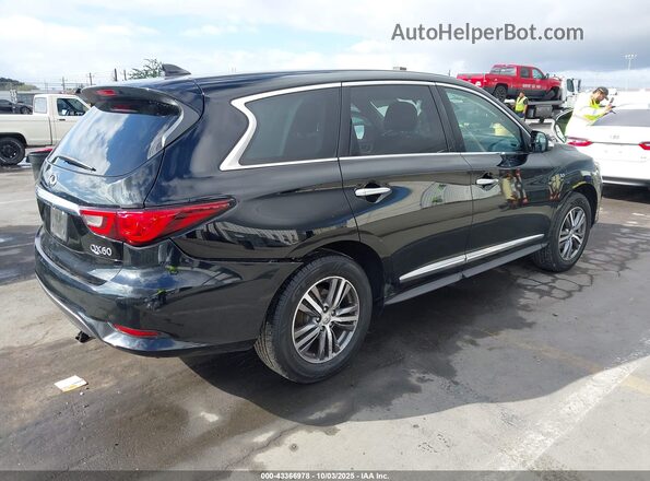 5N1DL0MN4LC503687 2020 INFINITI QX60 Black უკანა მარჯვენა