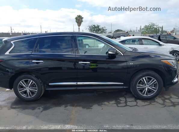 5N1DL0MN4LC503687 2020 INFINITI QX60 Black უკანა სალონის ხედი
