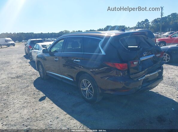 5N1DL0MN4LC508825 2020 INFINITI QX60 Burgundy Rear left