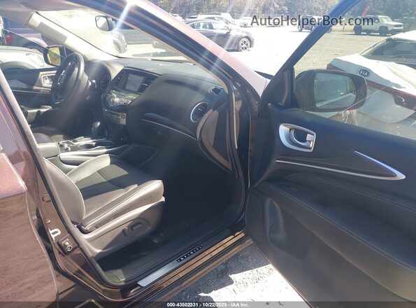 5N1DL0MN4LC508825 2020 INFINITI QX60 Burgundy Front interior view