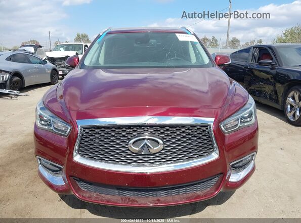 5N1DL0MN4LC539329 2020 INFINITI QX60 Бордовый Вид щитка приборов