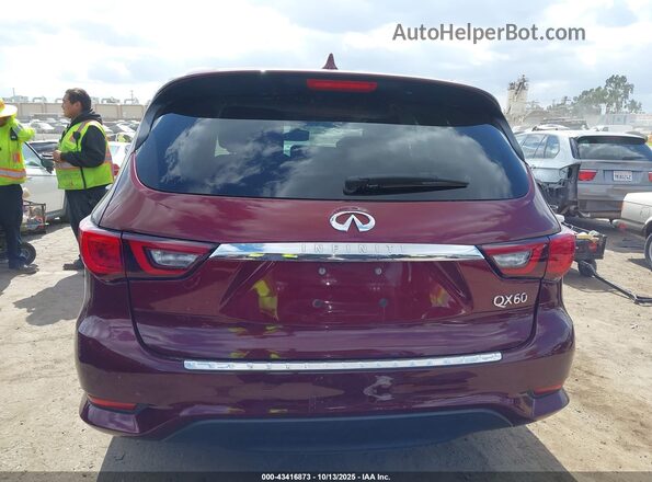 5N1DL0MN4LC539329 2020 INFINITI QX60 Бордовый 